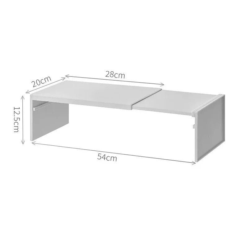 Expandable Under-Cabinet Shelf Organiser – Adjustable Kitchen Storage Rack