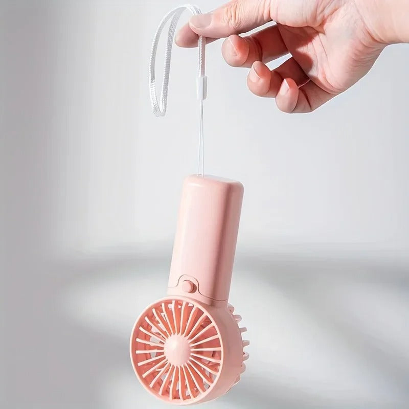 Mini Portable Handheld Fan – Quiet Rechargeable Personal Cooling Fan
