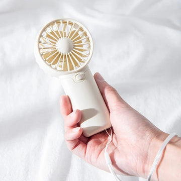 Mini Portable Handheld Fan – Quiet Rechargeable Personal Cooling Fan