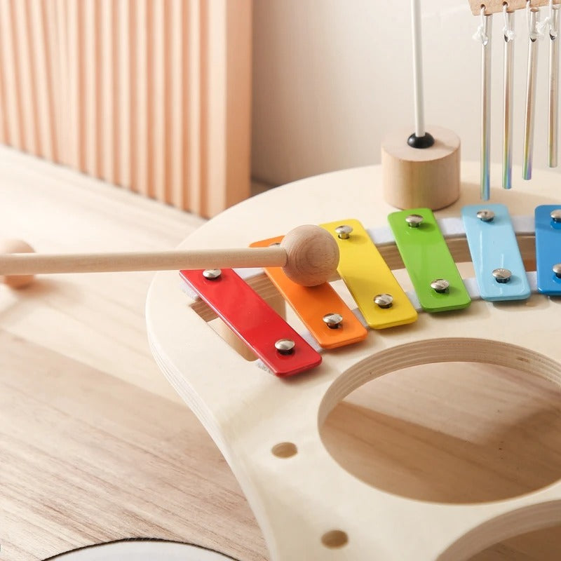 Carillon en Bois Montessori — Jouet d'Éveil Sensoriel Bébé