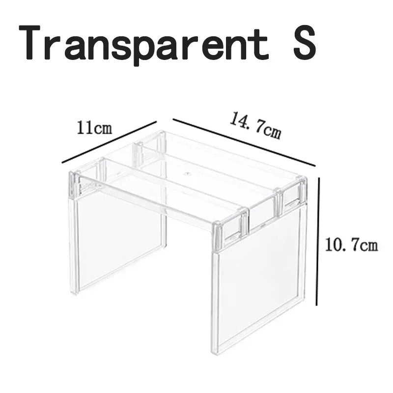 Expandable Under-Cabinet Shelf Organiser – Adjustable Kitchen Storage Rack
