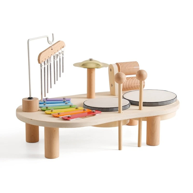 Baby Educational Toys Wooden Aeolian Bells Montessori Children's